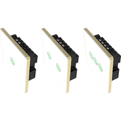 UL-RMD01/02/03 无线控制单火开关面板