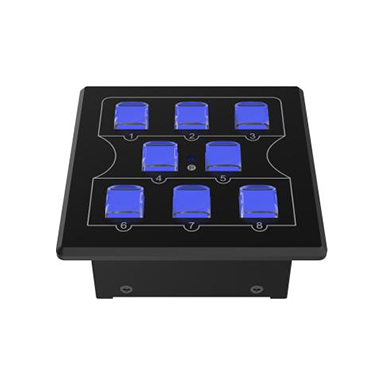 UL-WM8-S嵌入式可编程8键中控面板