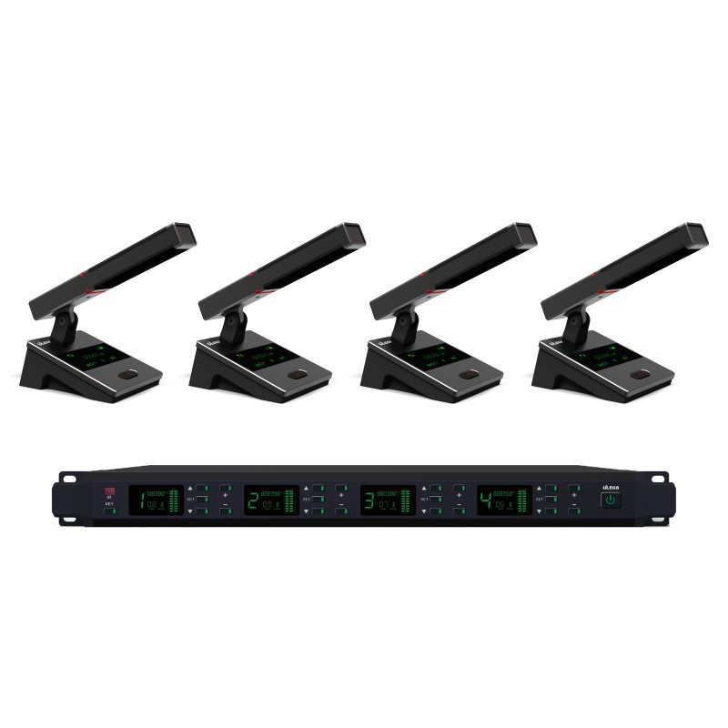 WCS640 一拖四无线短杆会议话筒